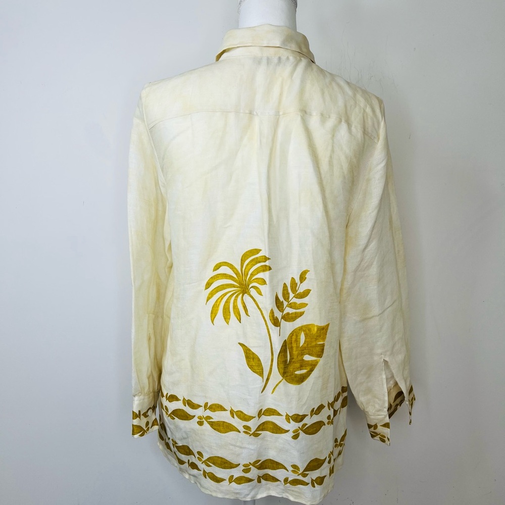 Zara Cream High-Neck Top - Picture 6 of 8